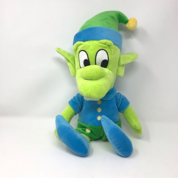 The Simpson Happy Green Elf Plush NWOT - Picture 4 of 9